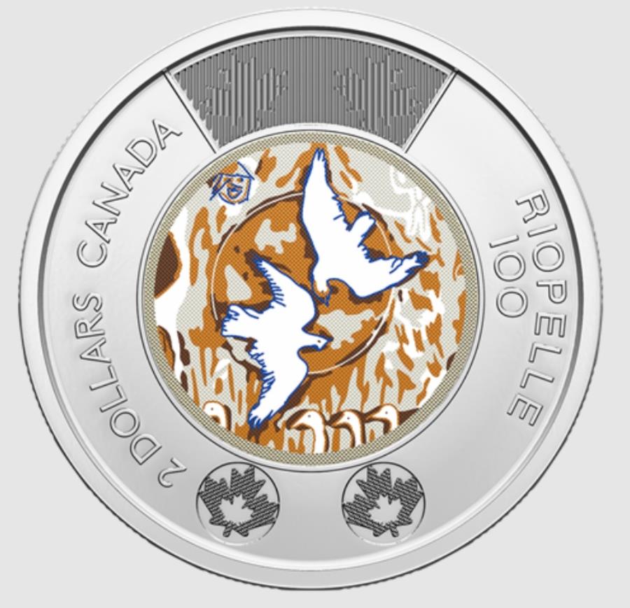 ڶ/ʼݾڽա ƥ 󥳥 [̵] 2023ʥȥˡݡꥪڥ100ǯǰ$ 2 -  2023 Canada Toonie Jean Paul Riopelle 100th anniversary $2 coloured - from roll