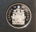2008年カナダクラシックコートオブアームズデザインプルーフセットスターリングシルバーから50セント 2008 Canada Classic Coat of a...