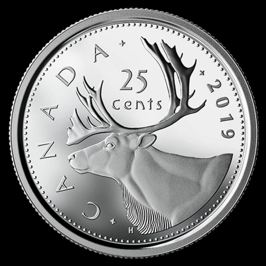 ڶ/ʼݾڽա ƥ 󥳥 [̵] 2019ʥ饷åǥץ롼եե˥å25ȥ - 빽 2019 Canada Classic design proof finish 25 cent quarter - steel composition