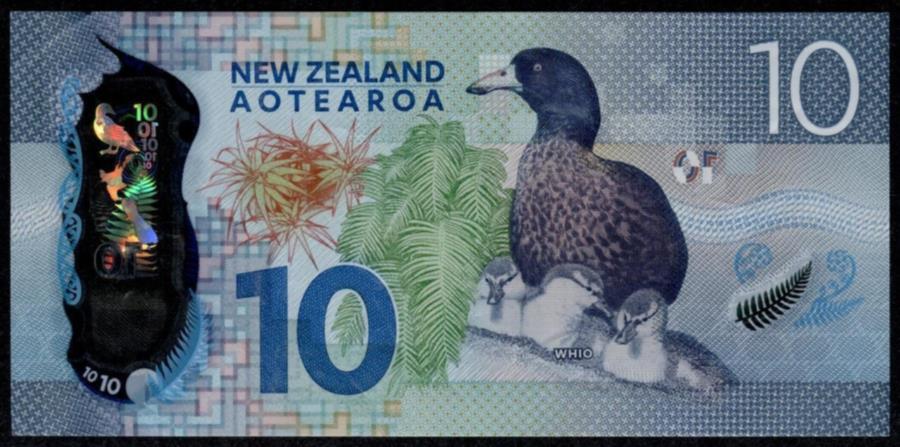  アンティークコイン モダンコイン  ニュージーランド - $ 10ポリマーの紙幣 - ウィーラー-AH15 000046 New Zealand - $10 Polymer Banknote - Wheeler - AH15 000046