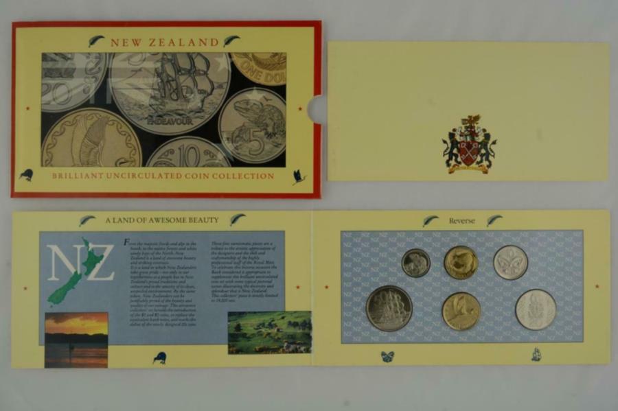 yɔi/iۏ؏tz AeB[NRC _RC [] j[W[h-1990-NzRCZbg-New 20C New Zealand - 1990 - Annual Uncirculated Coin Set - New 20c