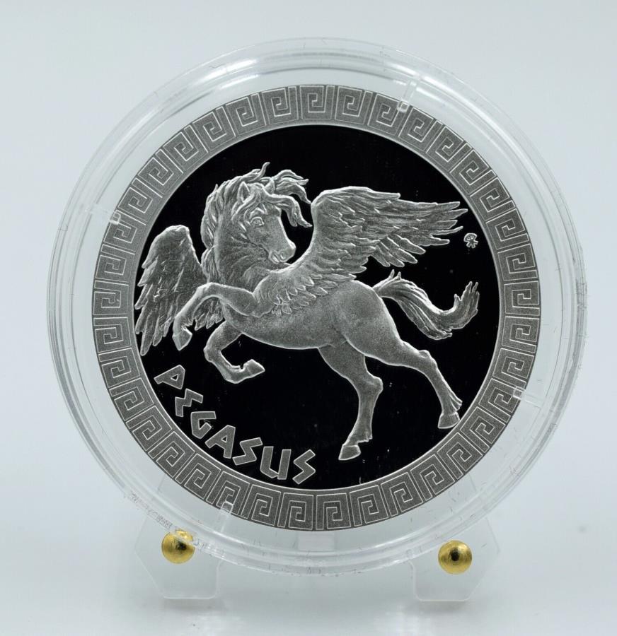 【極美品/品質保証書付】 アンティークコイン モダンコイン 送料無料 Niue 2022-神話上の生き物 - ペガサス1オンスシルバープルーフコイン Niue 2022 - Mythical Creatures - Pegasus 1 Oz Silver Proof Coin