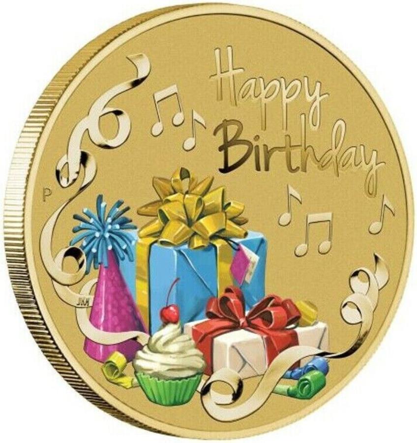 ڶ/ʼݾڽա ƥ 󥳥 [̵] ȥꥢ1 $ 2019ǤȤեƥåʲʾС Australia 1$ 2019 Happy Birthday Philatelic Numismatic Covers