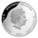  アンティークコイン モダンコイン  ソロモン諸島10ドル2015ガリポリランディングシルバーコイン Solomon Islands 10 Dollar 2015 Gallipoli Landing Silver coin