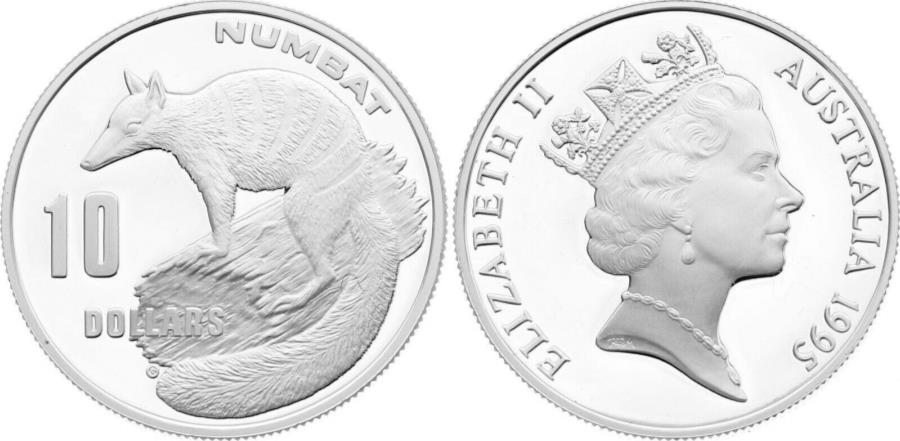 ڶ/ʼݾڽա ƥ 󥳥 [̵] ȥꥢ10ɥ1995 Numbat Silver Coin Australia 10 Dollars 1995 Numbat Silver Coin
