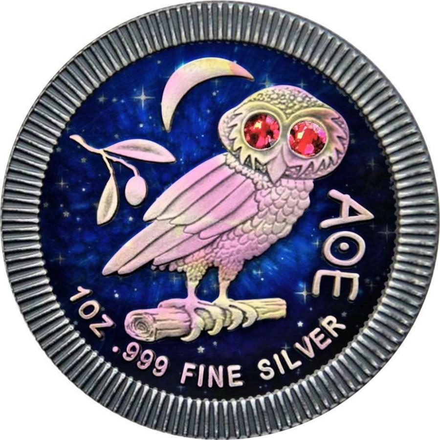 2020 niue $ 2アテナイアンフクロウ - 