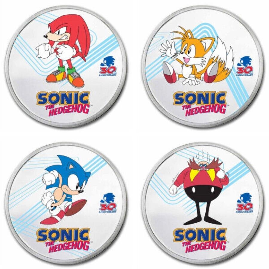 ڶ/ʼݾڽա ƥ 󥳥 [̵] 2021 Sonic The Hedghog 30th Anni 4 x 1󥹥С󥳥쥯 2021 Sonic the Hedgehog 30th Anni. 4 x 1oz Silver Coin Collection