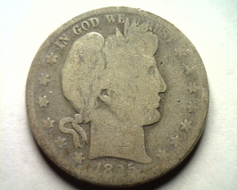 yɔi/iۏ؏tz AeB[NRC _RC [] 1895o[o[n[t_[ǂ /ǂAg / gfGȃIWiRC{uRC 1895 BARBER HALF DOLLAR ABOUT GOOD / GOOD AG/G NICE ORIGINAL COIN BOBS COINS