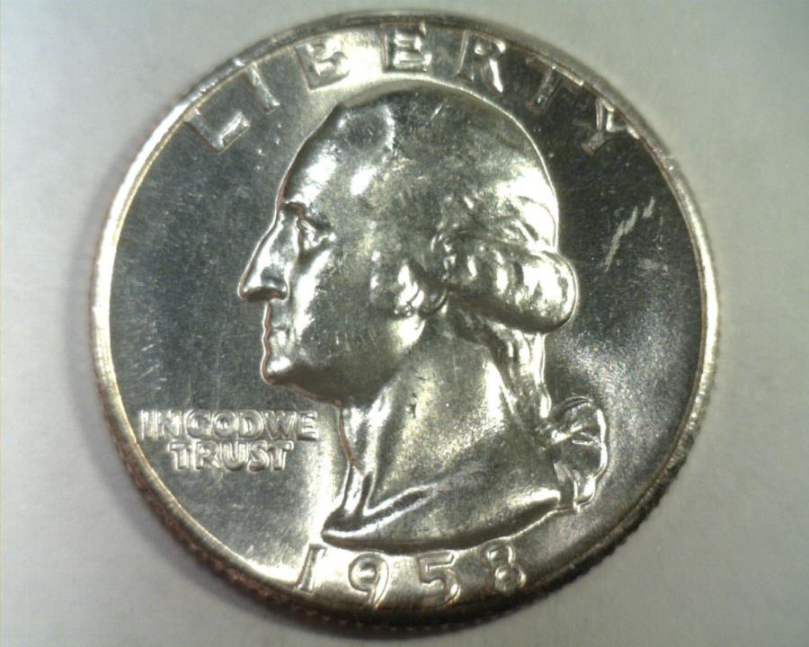 yɔi/iۏ؏tz AeB[NRC _RC [] 1958o[Xg[jOVgNH[^[`CXzchB uncB orginal 1958 REVERSE RIM TONING WASHINGTON QUARTER CHOICE UNCIRCULATED CH. UNC. ORGINAL