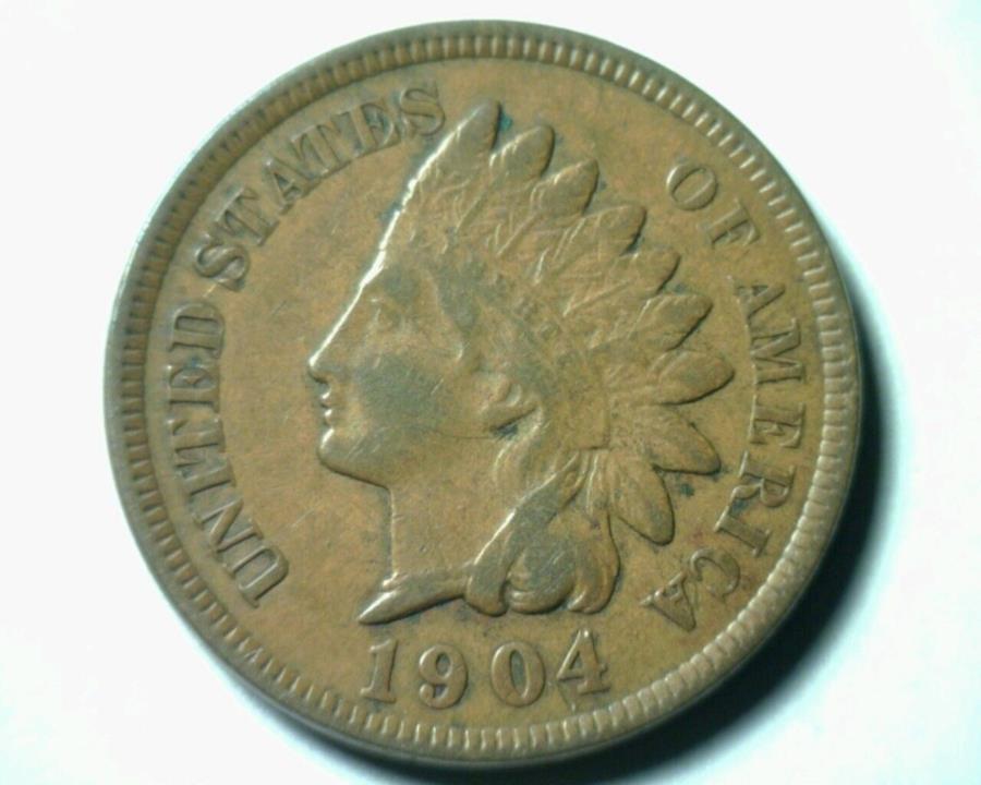 yɔi/iۏ؏tz AeB[NRC _RC [] 1904NCfBAZgyj[GNXgt@C/AJĂȂxf/aufGȃRCEF/au 1904 INDIAN CENT PENNY EXTRA FINE / ABOUT UNCIRCULATED XF/AU NICE COIN EF/AU