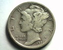 yɔi/iۏ؏tz AeB[NRC _RC [] 1921}[L[_CɍׂvffGȃIWiRC{uXRCo 1921 MERCURY DIME VERY FINE VF NICE ORIGINAL COIN BOBS COINS FAST SHIPMENT