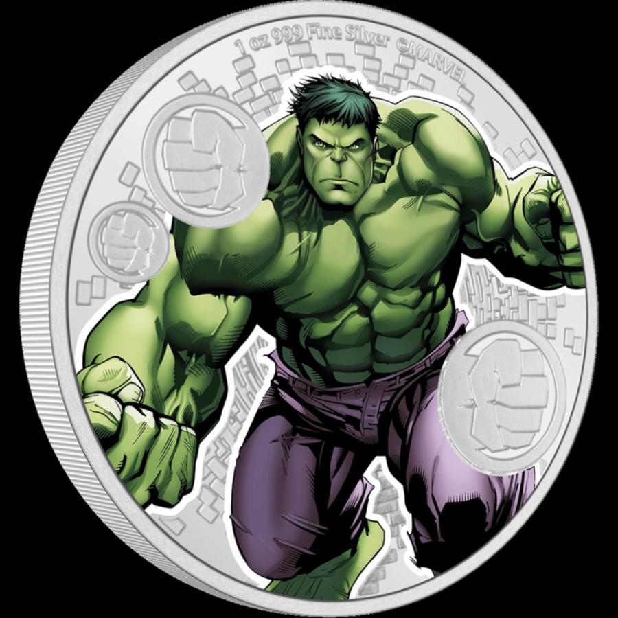 ڶ/ʼݾڽա ƥ 󥳥 [̵] ޡ٥ - ϥ륯1󥹥ԥ奢С-NZߥ - ߥƥåɥߥơ Marvel ? Hulk 1oz Pure Silver Coin - NZ Mint - Limited Mintage