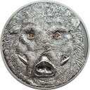 2018 Mongolia 500 Tog Rog Wild Boar Antique Finish1Oz Silver Coin Mintage 2500 2018 Mongolia 500 Tog Rog WILD BOAR Antique Finish 1 Oz Silver Coin Mintage 2500