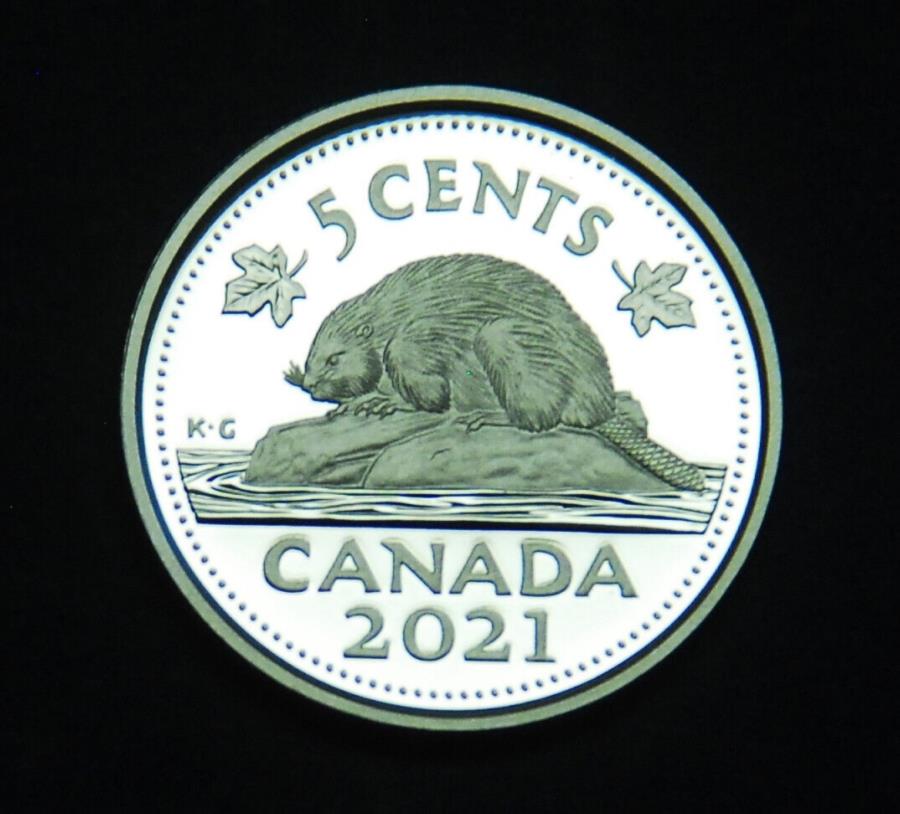 yɔi/iۏ؏tz AeB[NRC _RC [] 2021Ji_5?Zbg̏ȃVo[v[tRCBꂽ~e[WƃA 2021 Canadian 5? pure silver proof coin from the set. Limited mintage and RARE