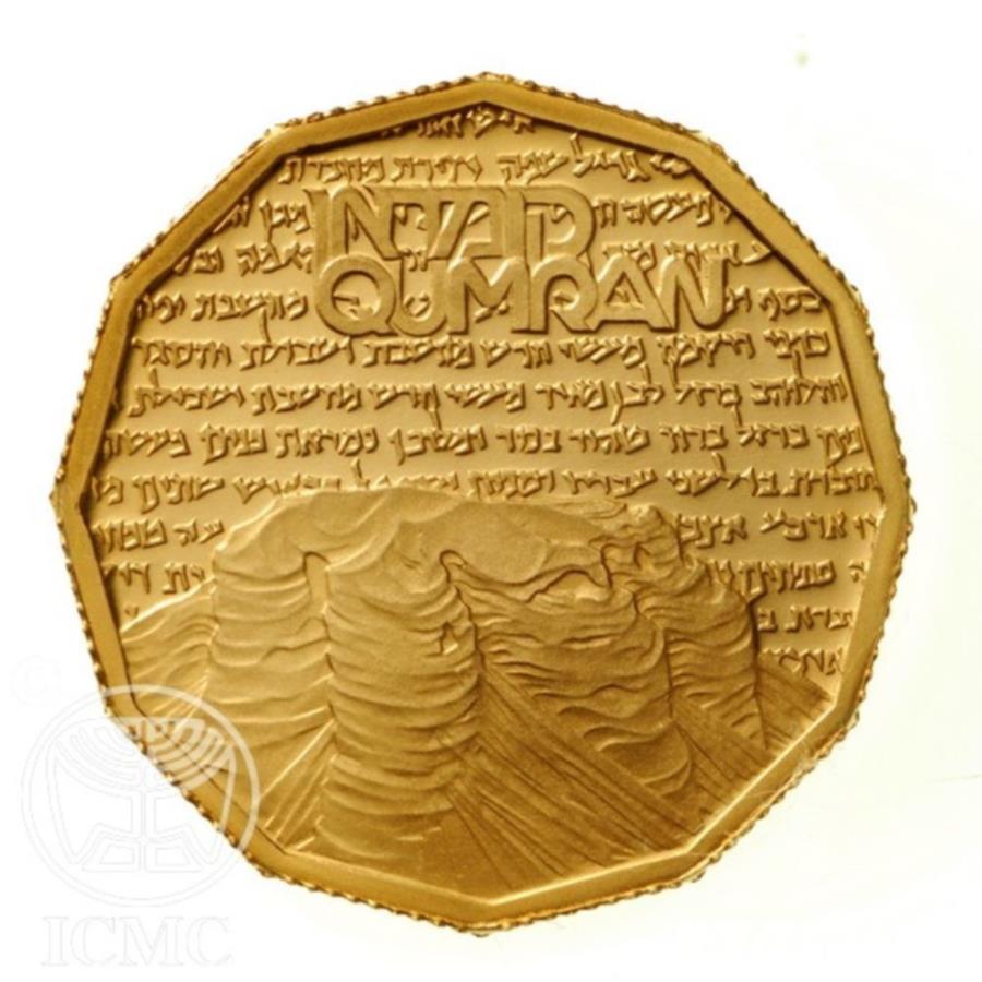 ڶ/ʼݾڽա ƥ 󥳥 [̵] 饨륳󥯥8.63gɥץ롼5 nisδʪ Israel Coin Qumran 8.63g Gold Proof 5 NIS The cliffs scrolls