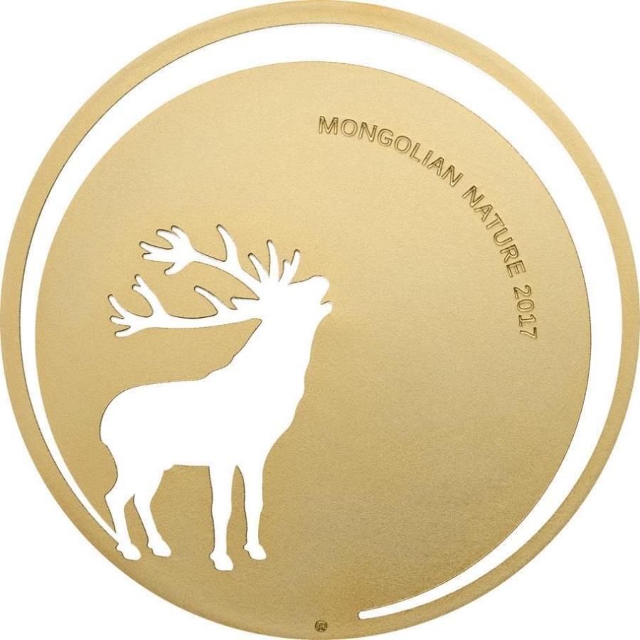 yɔi/iۏ؏tz AeB[NRC _RC [] 2017 Mongolia 1/2oz 500t Ag -Mongolian Nature Roaring Deer- 2017 Mongolia 1/2Oz 500T Ag - Mongolian Nature Roaring Deer-