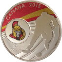  アンティークコイン モダンコイン  2015カナダ$ 10高級シルバーコイン - オタワ上院議員 2015 Canada $10 Fine Silver Coin - Ottawa Senators