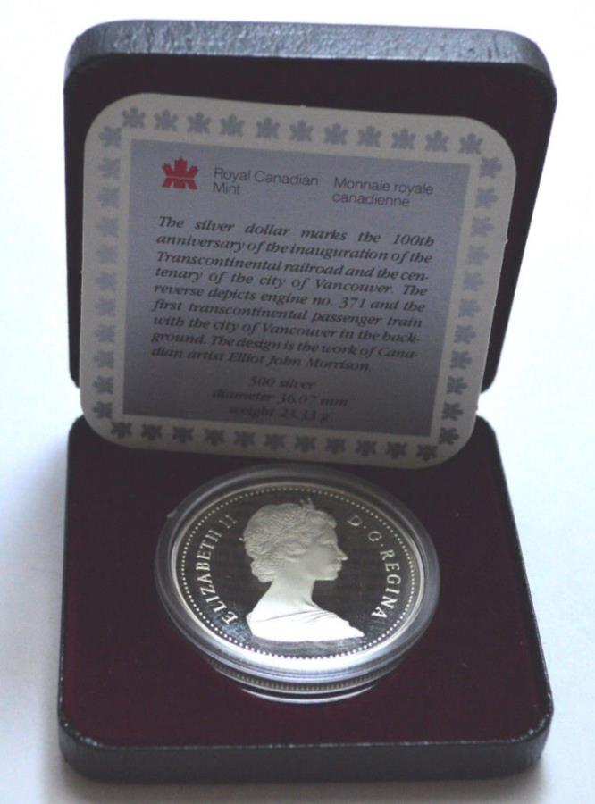 ڶ/ʼݾڽա ƥ 󥳥 [̵] 1986ʥɥץ롼եХ󥯡Сȥ쥤.500СܥåCOA 1986 CANADIAN DOLLAR PROOF VANCOUVER TRAIN .500 SILVER COIN WITH BOX &CoA