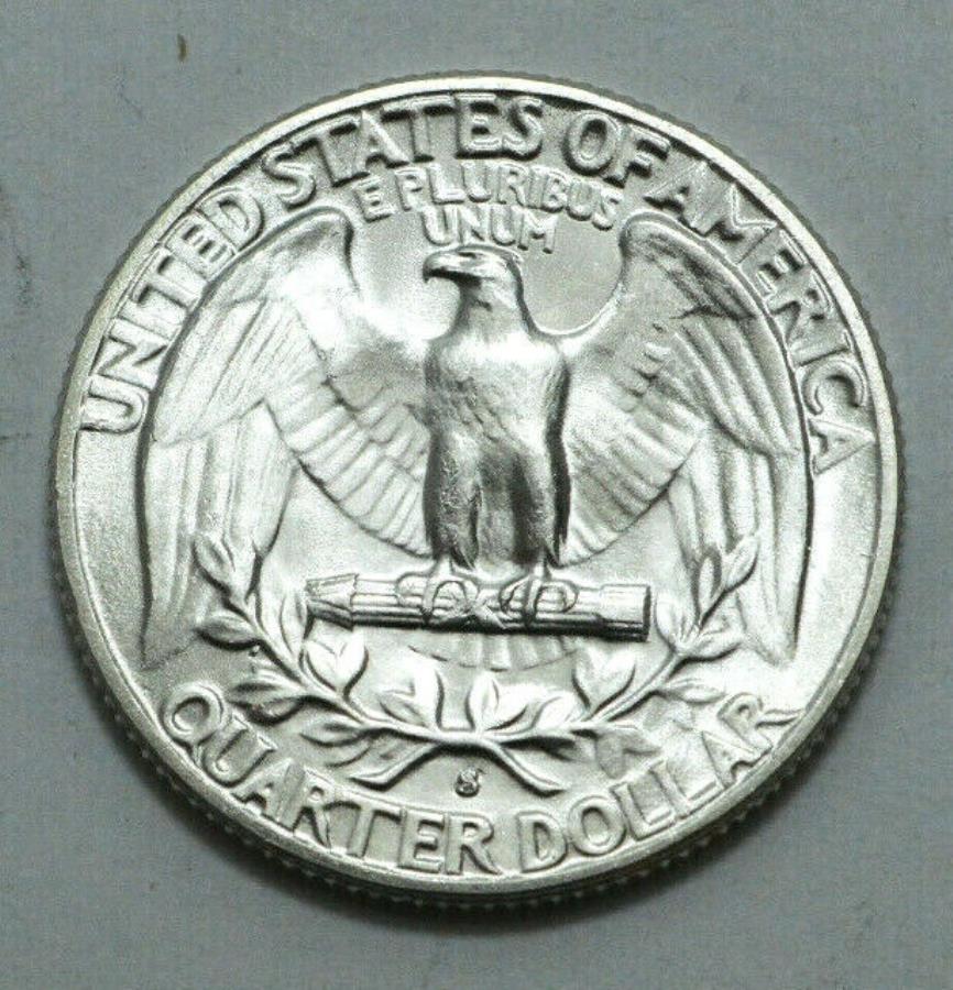 ڶ/ʼݾڽա ƥ 󥳥 [̵] 1954-S亮ȥ90󥷥С UNC .25ȡ 1954-S Washington 90% Silver Quarter . UNC .25 cents !