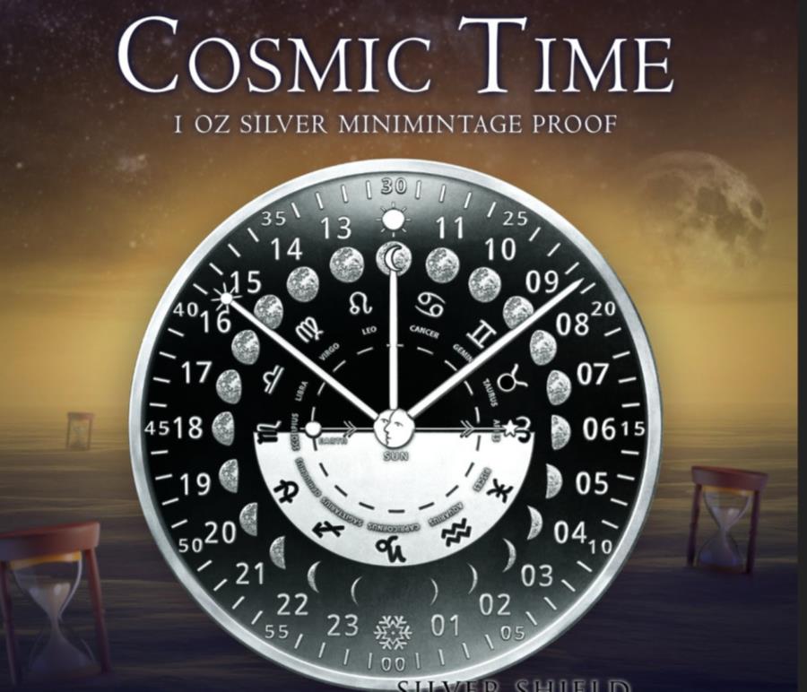  アンティークコイン モダンコイン  2023 -COSMIC TIME 1 OZ .999 FINE SILVER SHIELD PROFISM MINIMINTAGE ** PRESALE ** 2023 - Cosmic Time 1 oz .999 FINE Silver Shield Proof MINIMINTAGE **PRESALE**