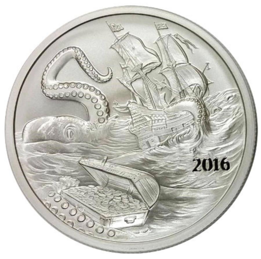 yɔi/iۏ؏tz AeB[NRC _RC [] 2016 Silverbug Island Kraken 1 Oz 999 Pure Silver Coin Round Bullion Bu Instock 2016 Silverbug Island Kraken 1 Oz 999 Pure Silver Coin Round Bullion BU INSTOCK