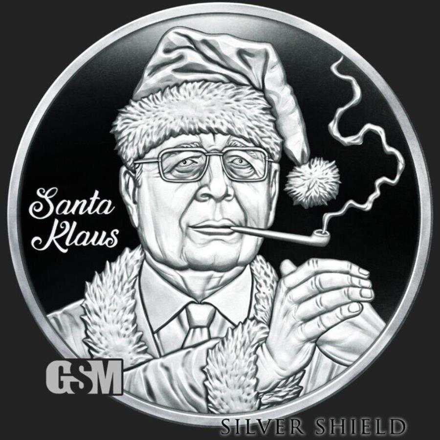  アンティークコイン モダンコイン  2023 -Santa Klaus 1 oz .999 Fine Silver Shield Proof MicroMintage ** Presale ** 2023 - SANTA KLAUS 1 oz .999 FINE SILVER SHIELD PROOF MICROMINTAGE **PreSale**