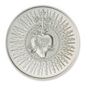 yɔi/iۏ؏tz AeB[NRC _RC [] 2023-ZCNbhn[g2IXBׂVo[Eh.999 Bu Limited Mintage in Stock 2023 - The Sacred Heart 2 Oz. Fine Silver Round .999 BU Limited Mintage IN STOCK