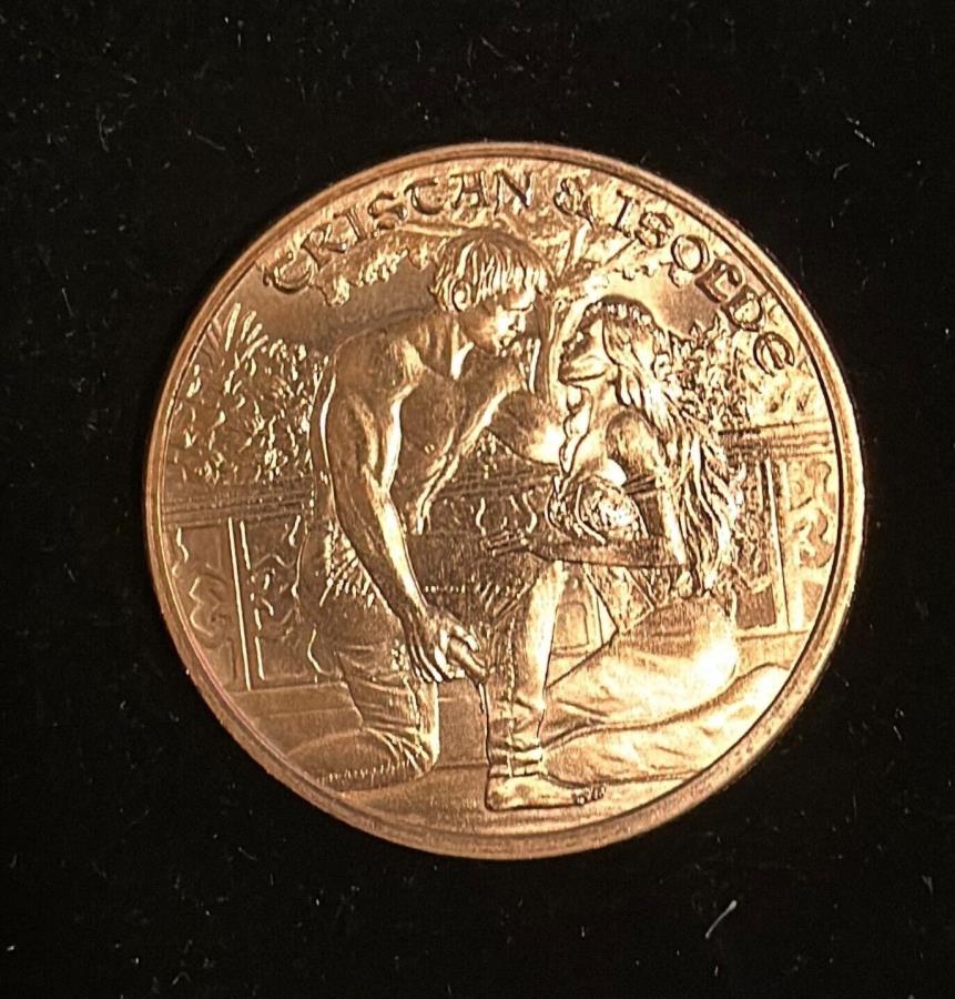 【極美品/品質保証書付】 アンティークコイン モダンコイン 送料無料 Tristan and Isolde 1oz .999 Copper Round Coin -Medieval LegendsシリーズInstock Tristan and Isolde 1oz .999 copper round coin - Medieval Legends Series INSTOCK
