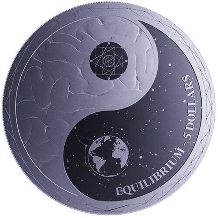  アンティークコイン モダンコイン  2022 Yin-Yang Tokelau平衡1オンス.9999シルバーコインプレスバーグミント在庫 2022 Yin-Yang Tokelau Equilibrium 1 oz .9999 silver coin Pressburg Mint IN STOCK