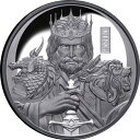  アンティークコイン モダンコイン  2023ニューチェスキングブラックプルーフ1オンスシルバーコイン 2023 Niue Chess King Black Proof 1 oz Silver Coin