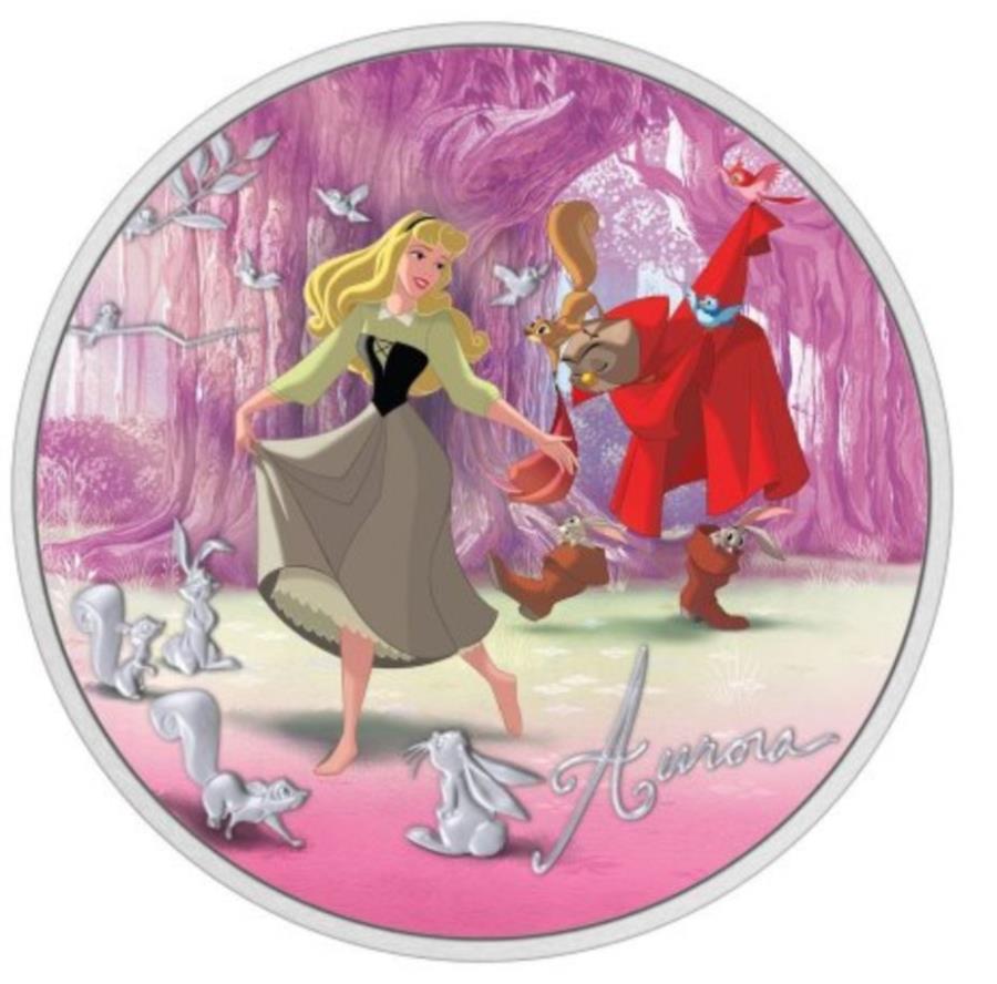 ڶ/ʼݾڽա ƥ 󥳥 [̵] 2021ǥˡץ󥻥饹꡼ԥ󥰥ӥ塼ƥ1.999ץ롼ե˥塼2 $ 2021 Disney Princess Aurora Sleeping Beauty 1 oz .999 proof coin Niue 2$