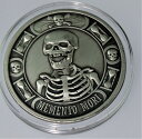 Momento Mori 'Last Laugh'アンティーク1オンス.999シルバー付きCOA Momento Mori 'LAST LAUGH' Antiqued 1 oz .999 silver with COA