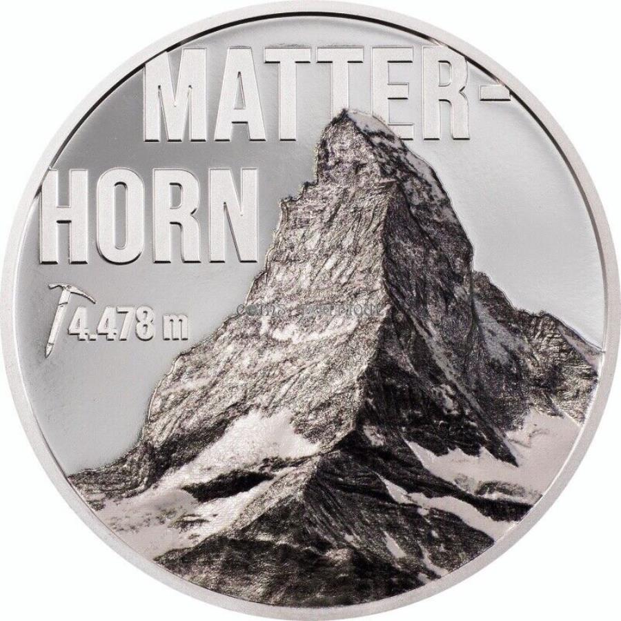 ڶ/ʼݾڽա ƥ 󥳥 [̵] Matterhorn 2 Oz Proof Silver Coin CI 2022 Matterhorn 2 oz proof silver coin CI 2022