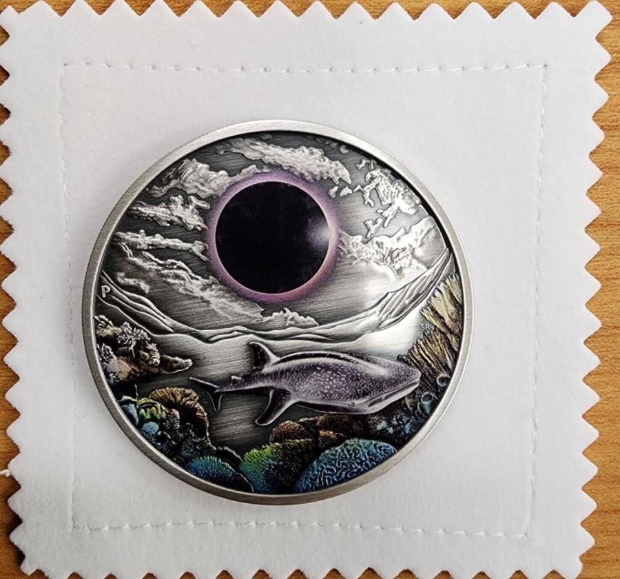 ڶ/ʼݾڽա ƥ 󥳥 [̵] 2023 Ningaloo Eclipse 2oz Silver Antiqued Colored Coin -The Perth Mint 2023 Ningaloo Eclipse 2oz Silver Antiqued Coloured Coin - The Perth Mint