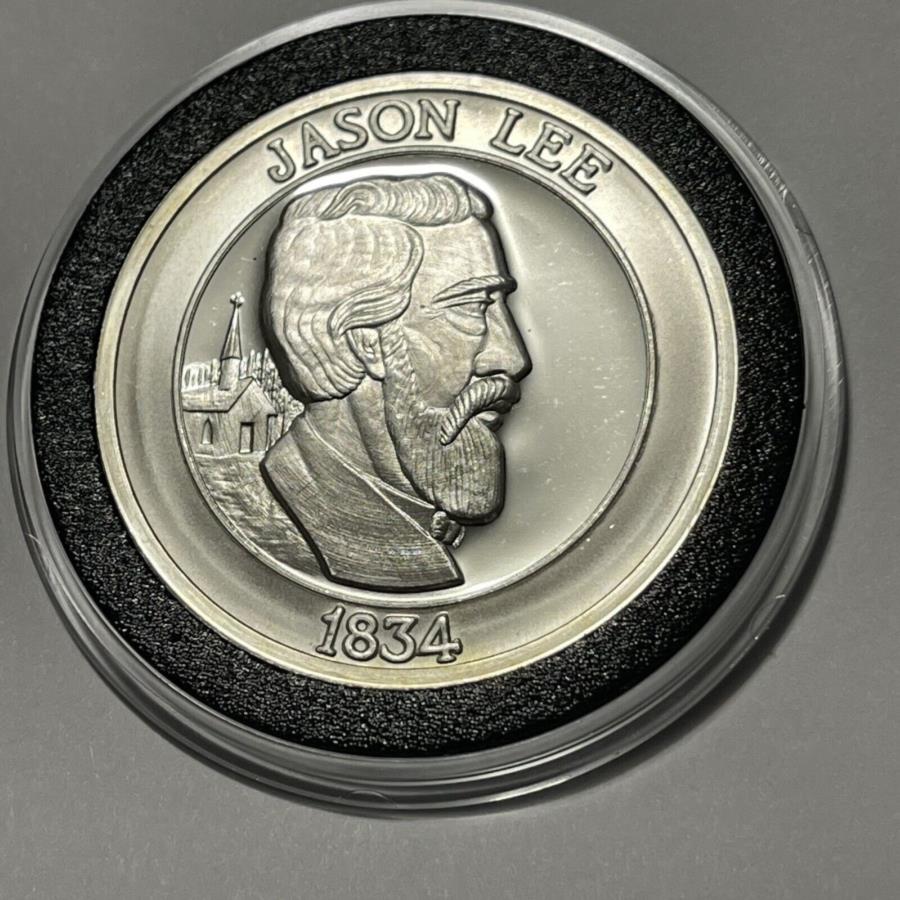  アンティークコイン モダンコイン  ジェイソンリーパーティープロテスタントクリスチャンコイン1トロイオズ.999ファインシルバーラウンドメダル Jason Lee Party Protestant Christian Coin 1 Troy Oz .999 Fine Silver Round Medal