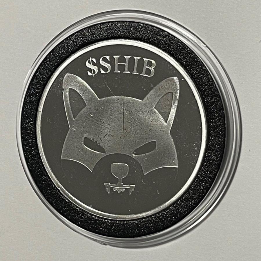 yɔi/iۏ؏tz AeB[NRC _RC [] Shiba Inu Cryptocurrency Coin 1 Troy Oz .999 Fine Silver Round Shib Crypto Medal SHIBA INU Cryptocurrency Coin 1 Troy Oz .999 Fine Silver Round SHIB Crypto Medal