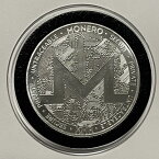 【極美品/品質保証書付】 アンティークコイン モダンコイン [送料無料] Monero Physical Crypto Currency Privacy Coin 1 Troy Oz .999ファインシルバーラウンド Monero Physical Crypto Currency Privacy Coin 1 Troy Oz .999 Fine Silver Round