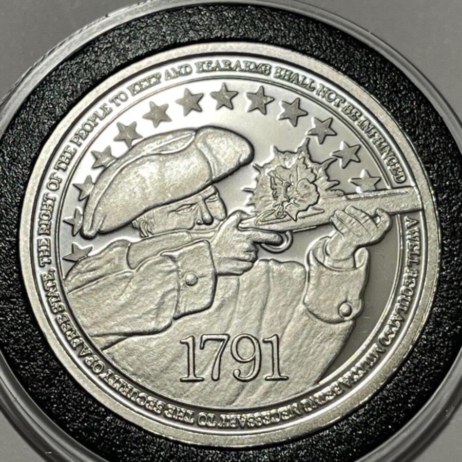 yɔi/iۏ؏tz AeB[NRC _RC [] xAA[RC1gCIY.999t@CsAVo[Eh_ Right To Bear Arms Coin 1 Troy Oz .999 Fine Pure Silver Round Medal