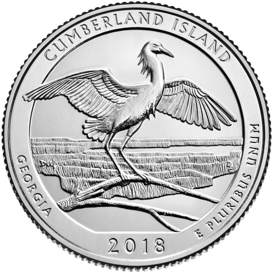 ڶ/ʼݾڽա ƥ 󥳥 [̵] 2018 DСɥNPȾ USߥȥ뤫۴Ĥޤ 2018 D Cumberland Island NP Quarter. Uncirculated From US Mint roll.