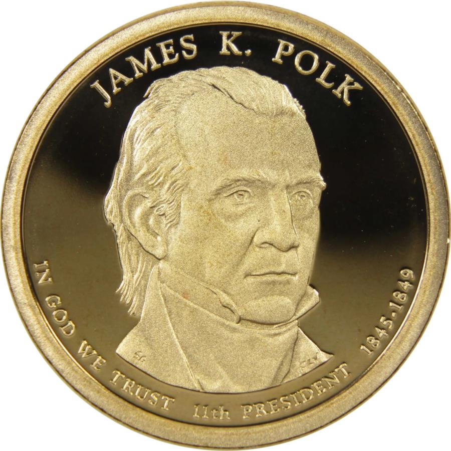 ڶ/ʼݾڽա ƥ 󥳥 [̵] 2009 S James K Polk Presidleal Dollar Choice Proof $ 1 COIN 2009 S James K Polk Presidential Dollar Choice Proof $1 Coin