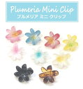 【限定品】ザ・サマー プルメリア クリップ フラワークリップ ヘアクリップ 小 サイズ 夏 ポイントアクセサリー ミニサイズ ビビットカラー 乳白 ブラック べっ甲 ヘアアクセサリー 髪どめ 部分留め 飾り 横ざし【45362 37680 37000】【ry】