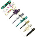 【限定品】コンコルド クリップ 小 サンプル放出品 〔ヘアクリップ 小さい ミニ ビーク くちばし ワニクリップ メタル 金属 プラスチック 髪留め 前髪 サイド おしゃれ ヘアアクセサリー プチプラ〕