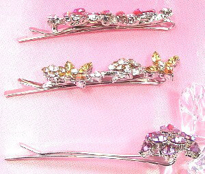 ヘアピン さしピン キラキラ 花々3種 ライン...の紹介画像3