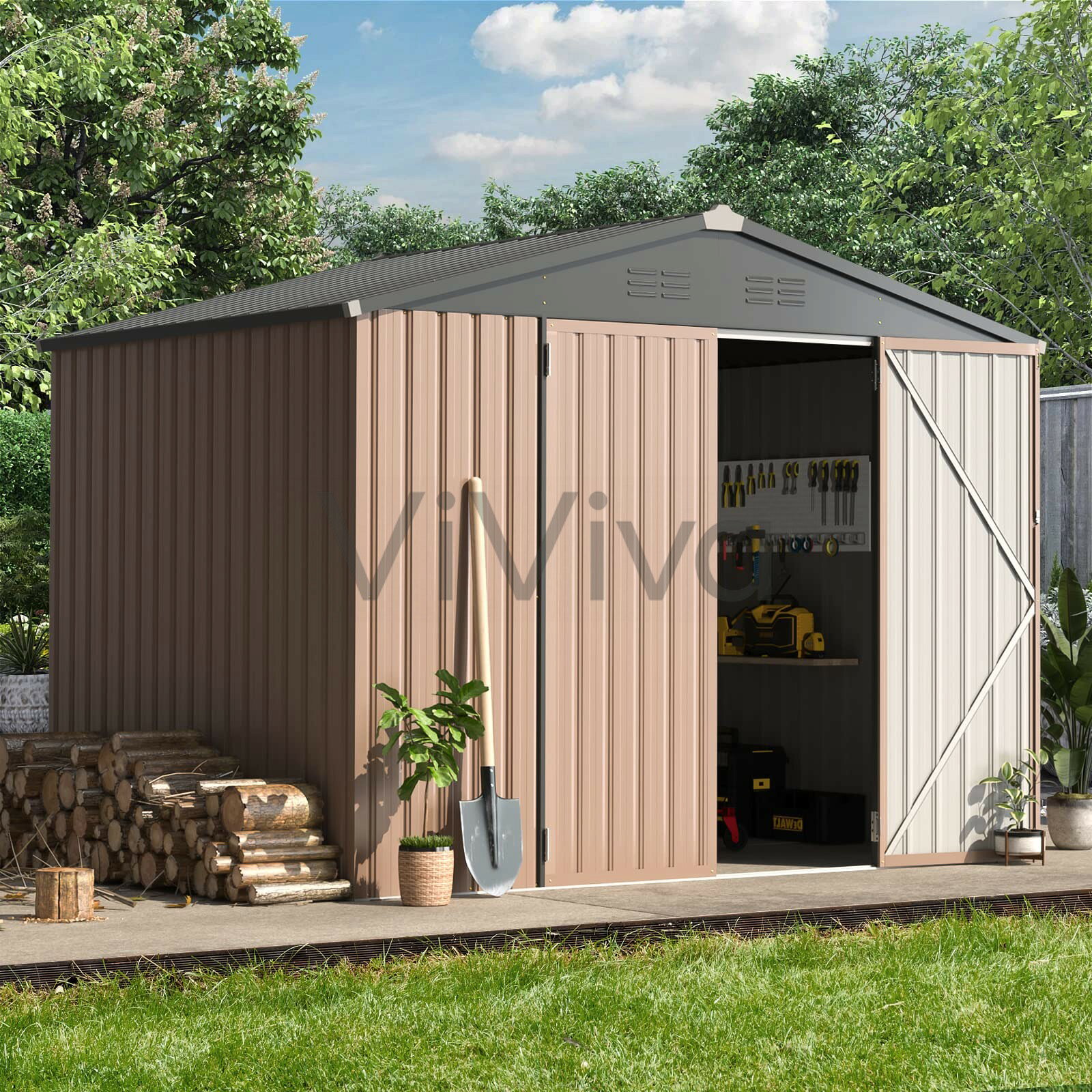 【商品名】6x4フィート 屋外収納小屋 ロック可能な自転車小屋 庭の小屋 裏庭 テラス 芝生用の道具小屋【価格】118957円【商品説明】【収納小屋を選ぶ理由】 は3年間にわたって屋外の金属小屋を販売し、ツール小屋のデザインを継続的に更新、アップグレードしてきました。シェッドをより安定して耐久性にしました。【高いドア設計】 詳細な分析を行い、新しい外部収納小屋を慎重に設計しました。他の74インチの小屋の全体の高さと比較して、当社の77インチの小屋は3.5インチ高くなっています。【人間的なサービス】&nbsp; 取り付け時の怪我を避けるために、特別に手袋を装備し、プロのアフターセールスチームが24時間サービスを提供し、最もプロフェッショナルなサービスを提供します。【多用途】 当社の屋外収納キャビネットは、屋外の小屋としてだけでなく、ペットハウスとしても使用でき、ペットをより安全で暖かい部屋を提供します。箱を保管するための収納室としても使用でき、裏庭を整理整頓するためのゴミ収集室としても使用できます。 裏庭に最適な小屋です。【質問&amp;回答】&nbsp; 1. 製品に損傷がある場合は、写真を撮ってご連絡ください。 24時間以内にご満足いただけるソリューションを提供します。 2. アクセサリーがない場合、お気軽にお問い合わ【商品名】6x4フィート 屋外収納小屋 ロック可能な自転車小屋 庭の小屋 裏庭 テラス 芝生用の道具小屋【価格】118957円【商品説明】【収納小屋を選ぶ理由】 は3年間にわたって屋外の金属小屋を販売し、ツール小屋のデザインを継続的に更新、アップグレードしてきました。シェッドをより安定して耐久性にしました。【高いドア設計】 詳細な分析を行い、新しい外部収納小屋を慎重に設計しました。他の74インチの小屋の全体の高さと比較して、当社の77インチの小屋は3.5インチ高くなっています。【人間的なサービス】&nbsp; 取り付け時の怪我を避けるために、特別に手袋を装備し、プロのアフターセールスチームが24時間サービスを提供し、最もプロフェッショナルなサービスを提供します。【多用途】 当社の屋外収納キャビネットは、屋外の小屋としてだけでなく、ペットハウスとしても使用でき、ペットをより安全で暖かい部屋を提供します。箱を保管するための収納室としても使用でき、裏庭を整理整頓するためのゴミ収集室としても使用できます。 裏庭に最適な小屋です。【質問&amp;回答】&nbsp; 1. 製品に損傷がある場合は、写真を撮ってご連絡ください。 24時間以内にご満足いただけるソリューションを提供します。 2. アクセサリーがない場合、お気軽にお問い合わ