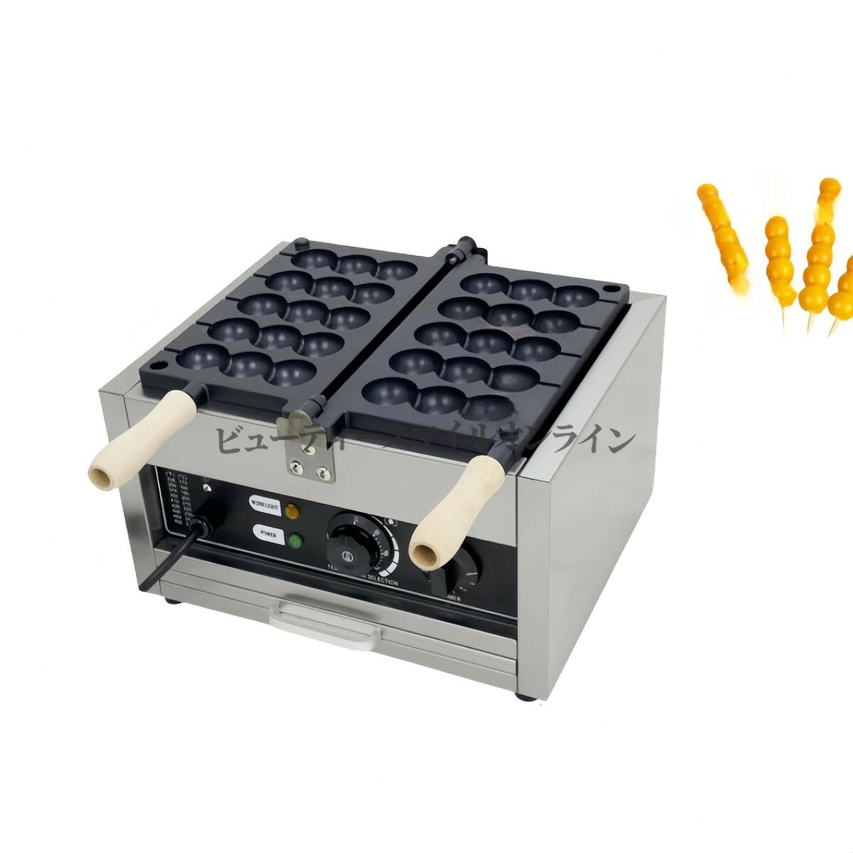 樂天商城 - 110V 業務用 プロ仕様 電気串焼き機 1400W 高火力 一定温度制御 で 失敗なし 5分 短時間 調理 可能 ワッフル ひょうたん焼き 3本串 5本串 対応 砂糖漬け サンザシ ゴマケーピ 作成 電気加熱 ガスタンク 両用 家庭用 キッチン カフェ