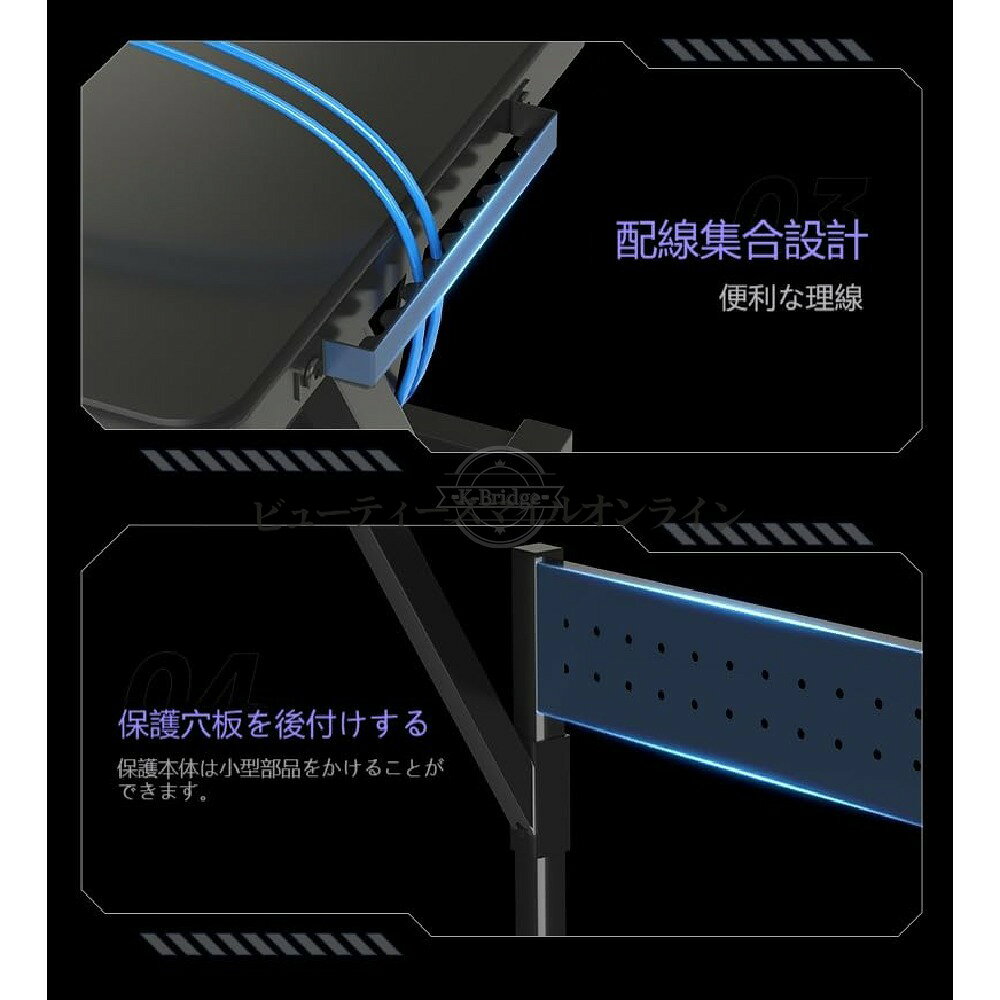 オープンラック 昇降式 高さ調整可能 74×35×50.470.4cm 2段 デスク下 キャスター付...