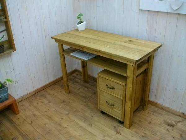 ★Handmade★作業台収納棚付★机★PC★...の紹介画像3