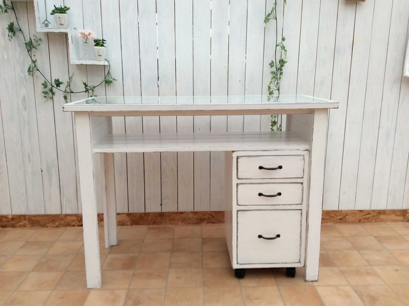 ★Handmade★作業台*ネイル*棚付BOX...の紹介画像2
