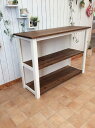 ◆Handmade◆カウンター*収納棚*キッチン*リネン*作業台*レンジ台◆ワトコ◆w120◆お部屋のスペースに合わせたオリジナルオーダー可能です。お問い合わせください^^