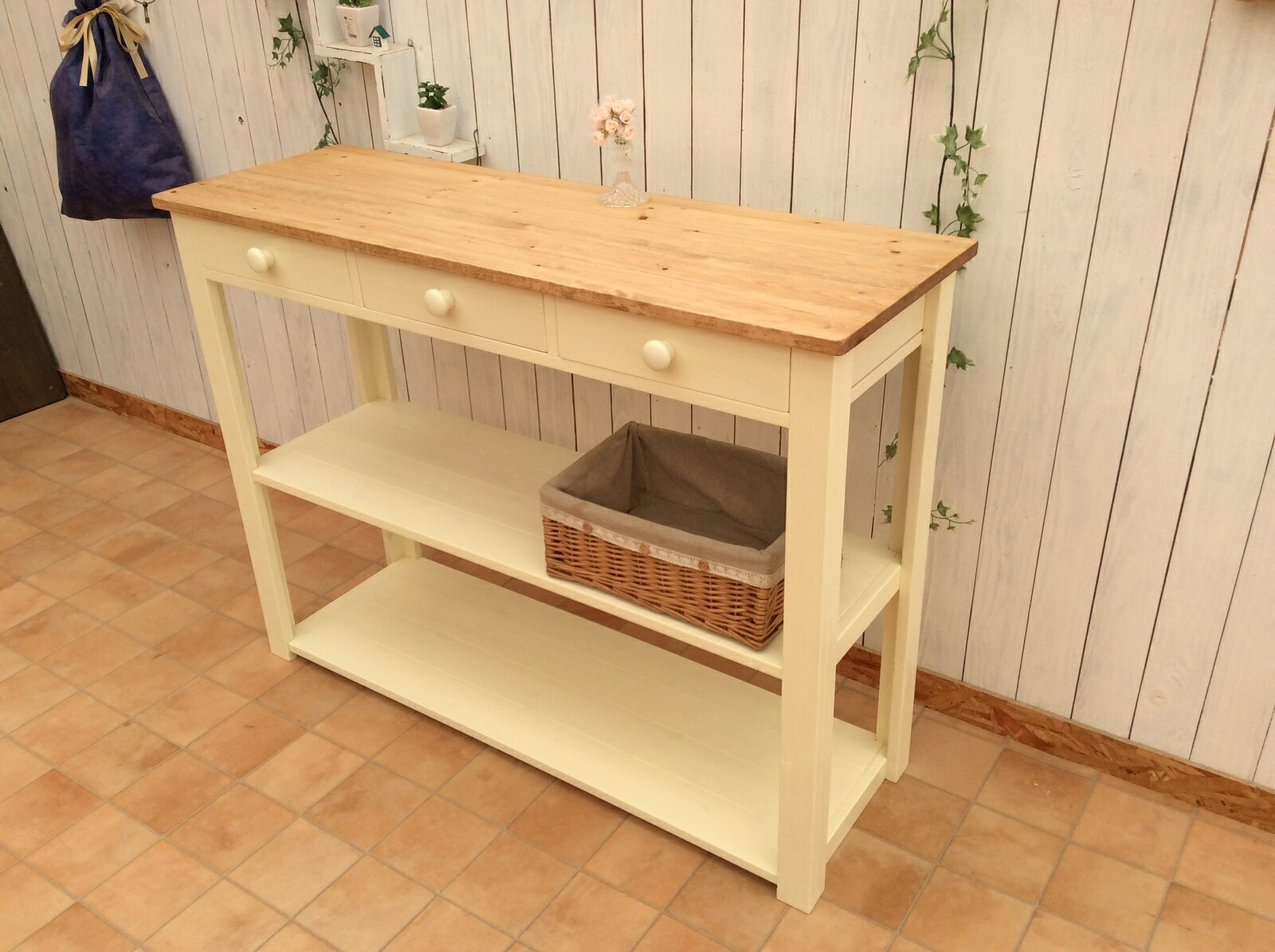 ◆Handmade◆カウンター*収納*キッチン*リネン*作業台*引出付◆ お部屋のスペースに合...